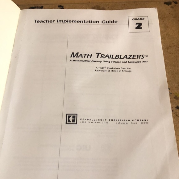 Math Trailblazers Teacher Implementation Guide Grade 2 - Picture 5 of 12